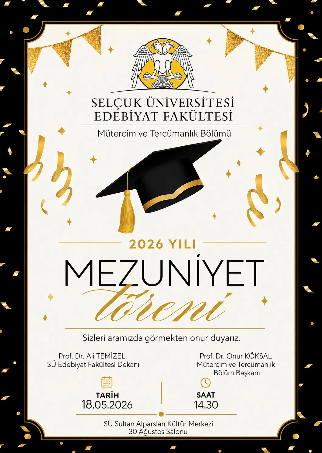 2025-2026 Eğitim Öğretim Yılı Mezuniyet Töreni